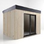 Insulated Wooden Garden Room - 2.5m x 3.4m  - Lusso