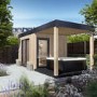 Insulated Garden Room with Veranda - 2.5m x 5.8m - Lusso