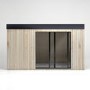 Insulated Wooden Garden Room - 2.5m x 4.6m - Lusso