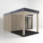 Insulated Garden Room with Veranda - 2.5m x 4.6m - Lusso