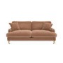 Rose Fabric 3 Seater Feather Filled Sofa - Payton Premium