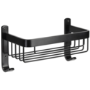 Black Wall Mounted Shower Caddy - Croydex