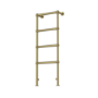 Brass Vertical Traditional Towel Rail Radiator 1200 x 479mm - Regent