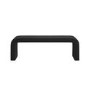 Black Boucle Bench - Ren