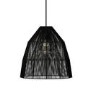 Black Wicker Effect Pendant Light - Williamsburgh