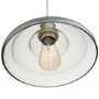 Glass Cone Pendant Light with Brass Finish- Princeton