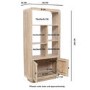 Mango Wood Bookcase - Hudson Carved