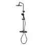 Aqualisa Midas Black Safe Touch Thermostatic Mixer Shower Set