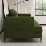 ONLY OPENED - Olive Green Velvet Armchair - Rosie