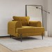 Mustard Velvet Armchair - Rosie