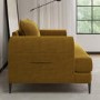 Mustard Velvet Armchair - Rosie