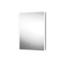 Single Door Sensio Eclipse Recessed Mirrored Bathroom Cabinet with Lights & Shaver Socket 700 x 500mm