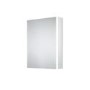 Sensio Ainsley Double Door Chrome Mirrored Bathroom Cabinet with Lights & Wireless Speakers 564 x 700mm