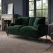 Dark Green Velvet 2 Seater Sofa - Payton