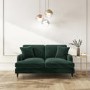 Dark Green Velvet 2 Seater Sofa - Payton