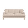 Beige Woven Fabric 3 Seater Sofa - Payton