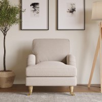 Beige Woven Armchair - Payton