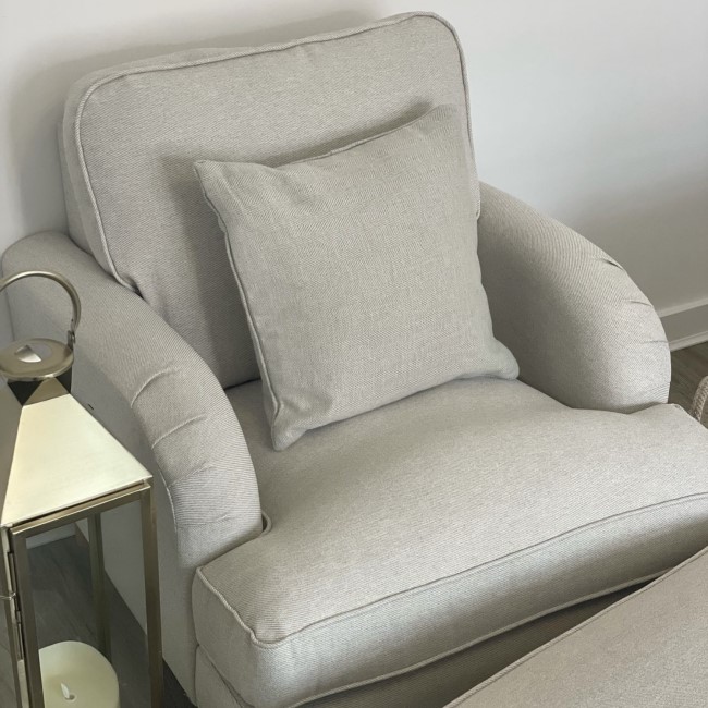 Beige Woven Armchair - Payton