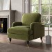 Olive Green Velvet Armchair - Payton