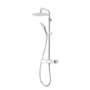 Triton Push Button Bar Diverter Mixer Shower Set - Chrome