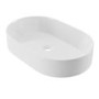 White Oval Countertop Basin 600mm - Tennessee