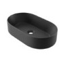 Matt Black Oval Countertop Basin 525mm - Tennessee