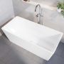 Small Freestanding Double Ended Bath 1300 x 700mm - Tetra