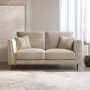 Beige Velvet 2 Seater Sofa - Tahlia