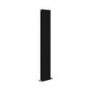 Riace Midnight Black Vertical Flat Designer Radiator 1600x272mm Double Panel 2458 BTU