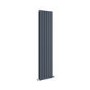 Riace Anthracite Vertical Flat Designer Radiator 1600x408mm Double Panel 3687 BTU