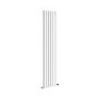 Riace White Vertical Flat Designer Radiator 1800x408mm Double Panel 4168 BTU