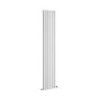 Sorrento White Vertical Oval Designer Radiator 1800x354mm Double Panel 3737 BTU