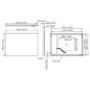 Rectangular Backlit Heated Bathroom Mirror with Lights & Wireless Speaker 1200 x 800mm - Vela