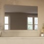 Rectangular Backlit Heated Bathroom Mirror with Lights & Wireless Speaker 700 x 500mm - Vela