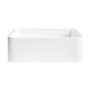 Gloss White Rectangular Countertop Basin 361mm - Vida