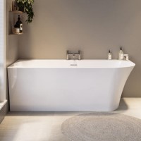 Freestanding Double Ended Left Hand Corner Bath 1700 x 750mm - Vigo