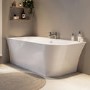 Freestanding Double Ended Left Hand Corner Bath 1700 x 750mm - Vigo