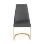 ONLY OPENED - Set of 2 Grey Velvet Dining Chairs - Julian Bowen