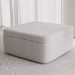 Large Cream Boucle Footstool with Storage - Vera