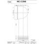 McAlpine WC-CON8 90° WC Pan Connector