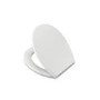 Croydex Vendee Anti-bacterial White Round Soft Close Toilet Seat