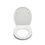 Croydex Vendee Anti-bacterial White Round Soft Close Toilet Seat