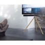 Universal Tripod TV Stand in Light Wood - TV's up to 65"