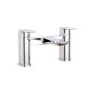 Chrome Bath and Basin Tap Set with Basin Waste- Zana