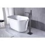 Gunmetal Freestanding Bath Mixer Tap - Zana