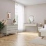 Beige Modern Dressing Table with 2 Drawers - Zion