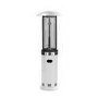 electriQ Outdoor Freestanding Gas Patio Heater - White