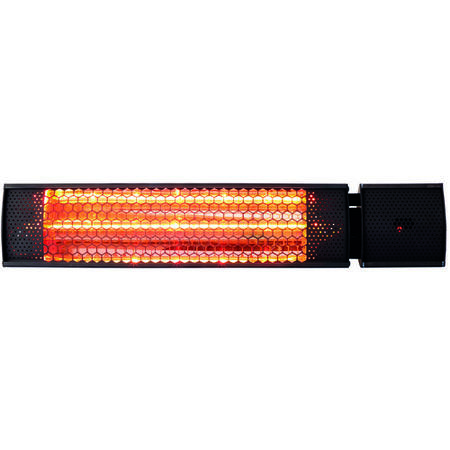 electriQ Wall Mounted Electric Patio Heater - 2kW with Remote Control