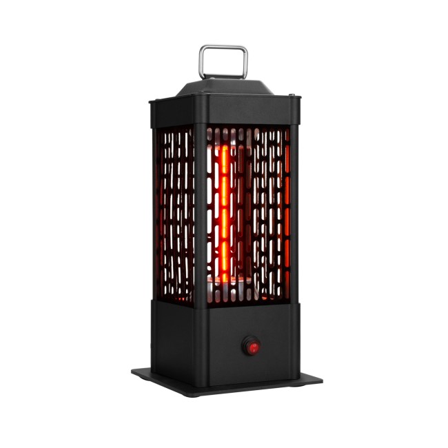 electriQ Portable Table Top Electric Patio Heater 800W - 45cm