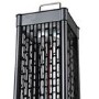 electriQ Portable Table Top Electric Patio Heater 1500W - 80cm